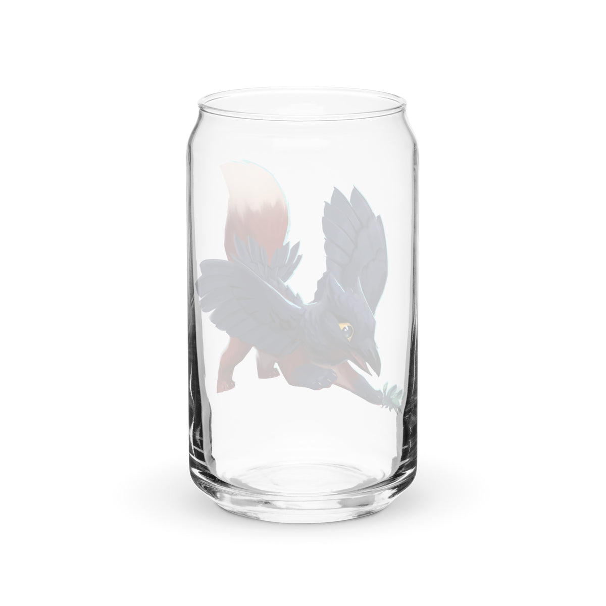 Playful Pit Can Shaped Glass
