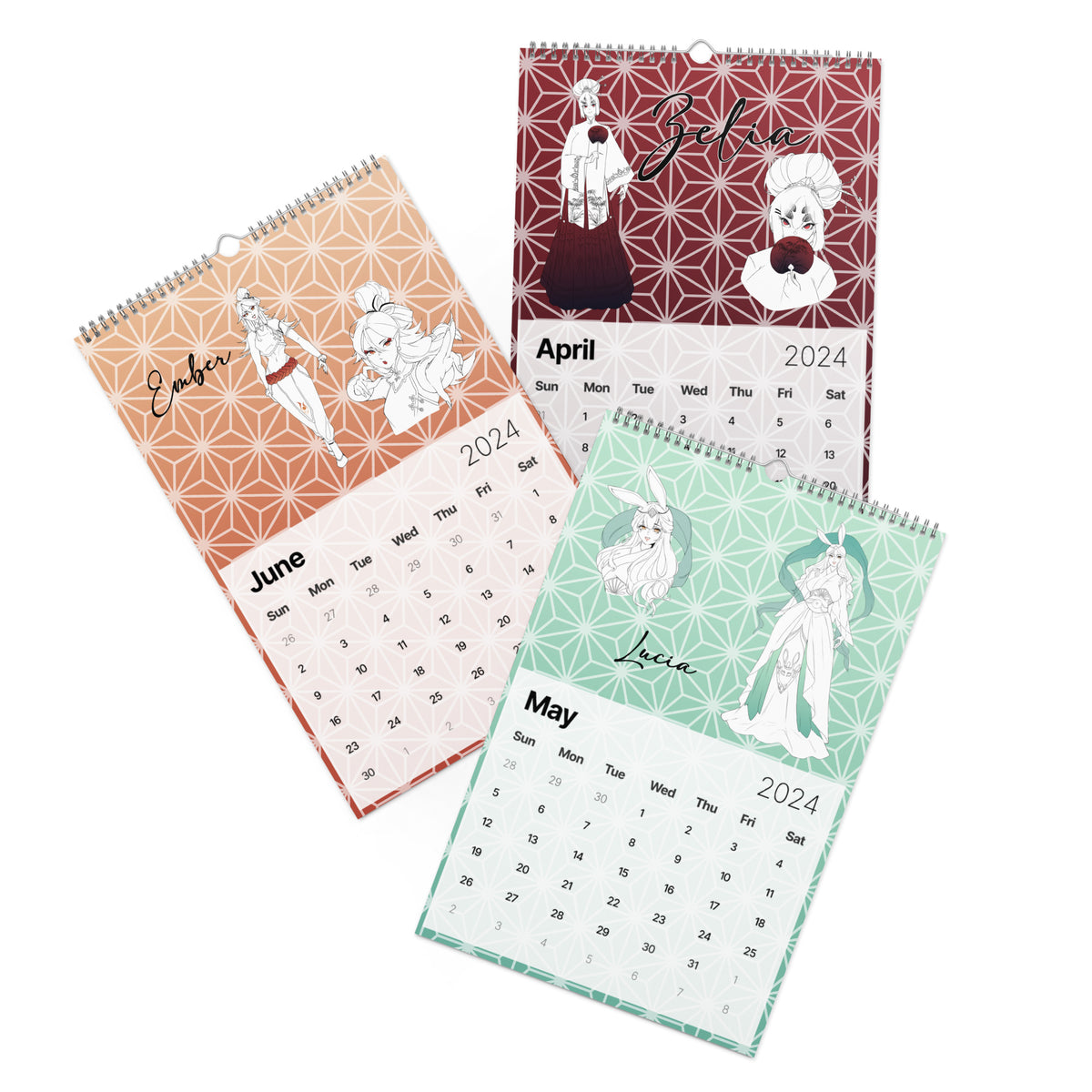 The Powerful Women of Artorian's Archives 2024 Wall Calendar