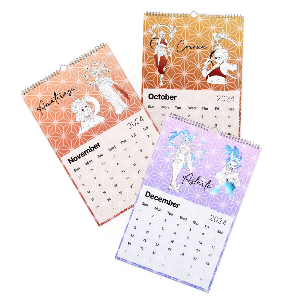 The Powerful Women of Artorian's Archives 2024 Wall Calendar