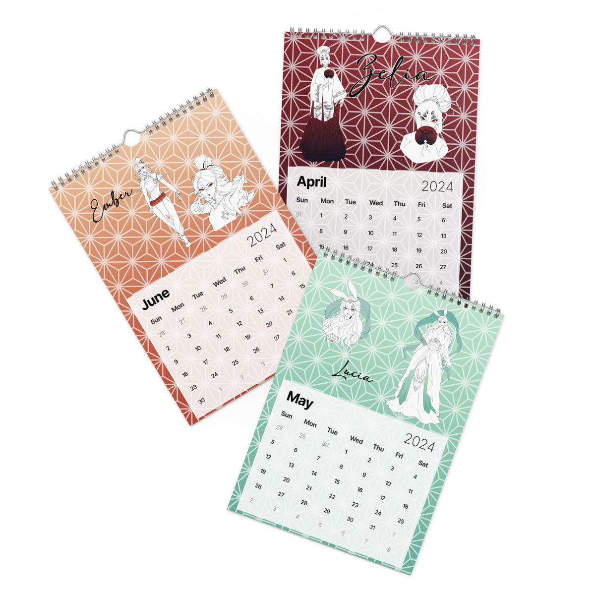 The Powerful Women of Artorian's Archives 2024 Wall Calendar